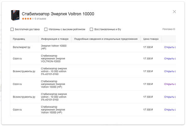 Google Покупки