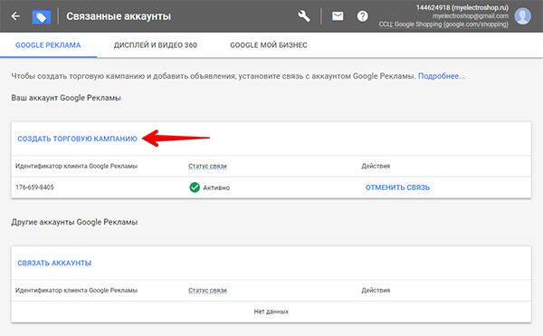 Создание торговой компании
